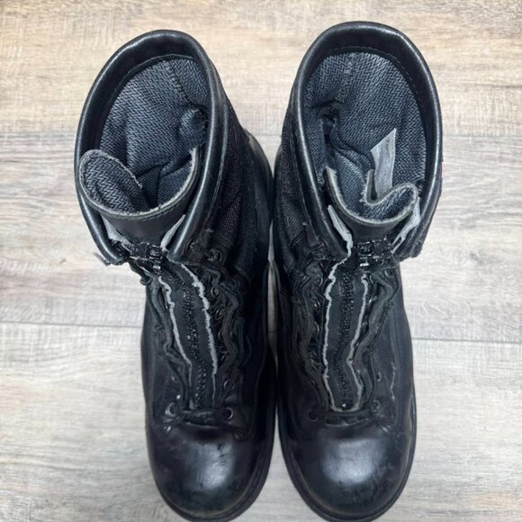 Danner Acadia 8" Black Leather Zipper Closure Steel Toe Boots Men's Size 12 - Picture 2 of 6